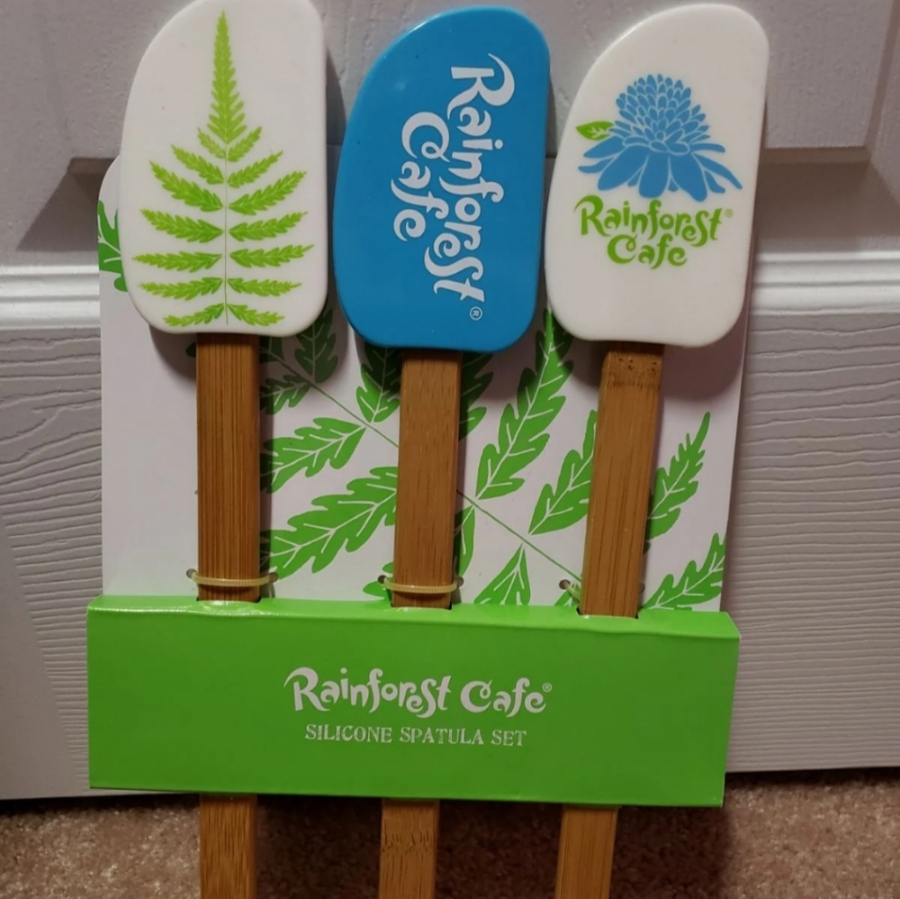 RAINFOREST CAFE SET OF 3 SPATULA SET-NEW